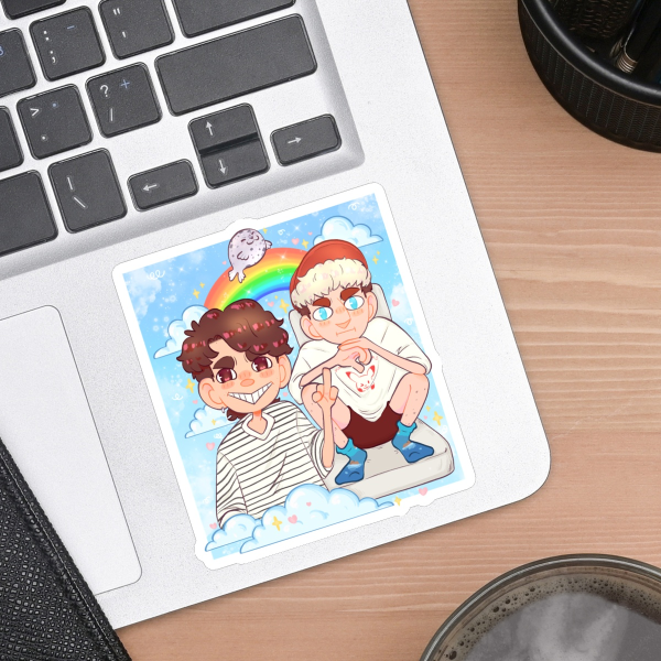 Dan & Phil Die Cut Stickers