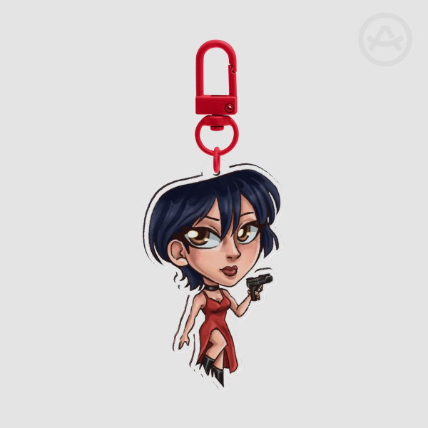 Ada Wong Resident Evil 4 Clear Acrylic Keychain