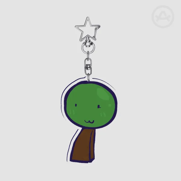 :3 Tree Roblox --- Classic Acrylic Keychain