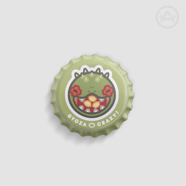 kaiman bottle cap badge