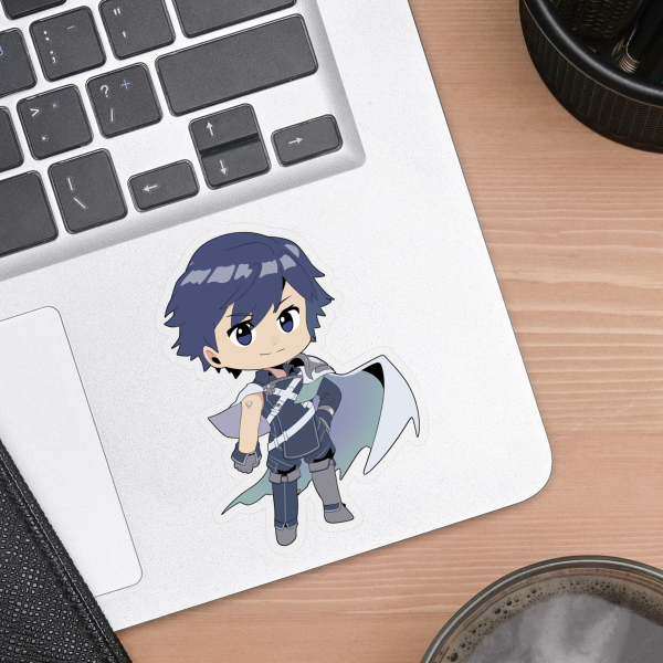 Chrom Clear PET Vinyl Die Cut Stickers
