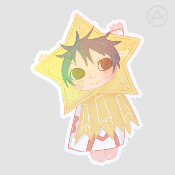 Mamaguro Star Sticker