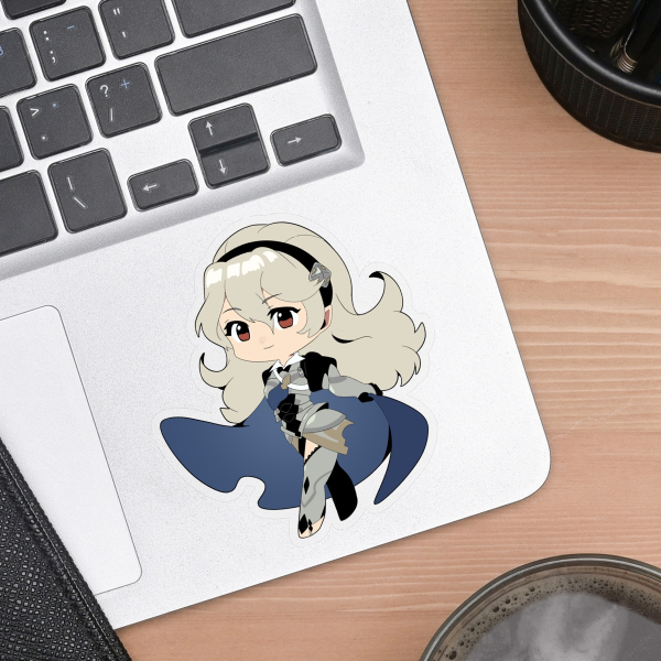 Corrin Clear PET Vinyl Die Cut Stickers