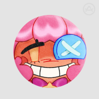 silly clown Plush Badges