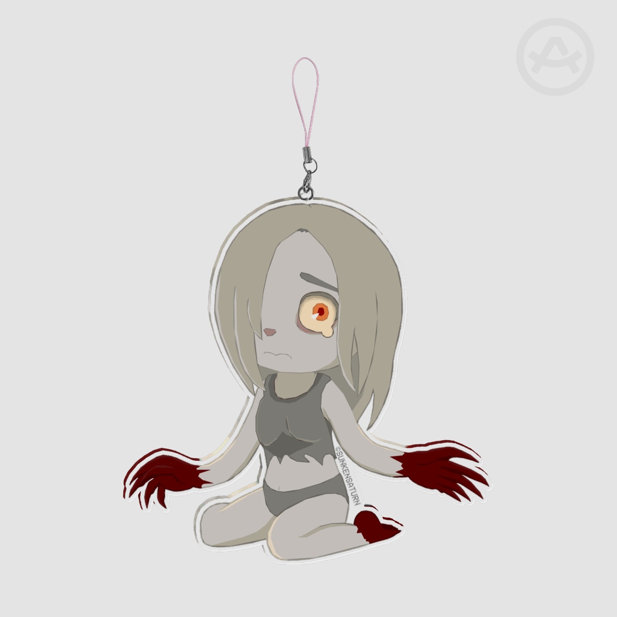L4D Witch Chibi Large Keychain