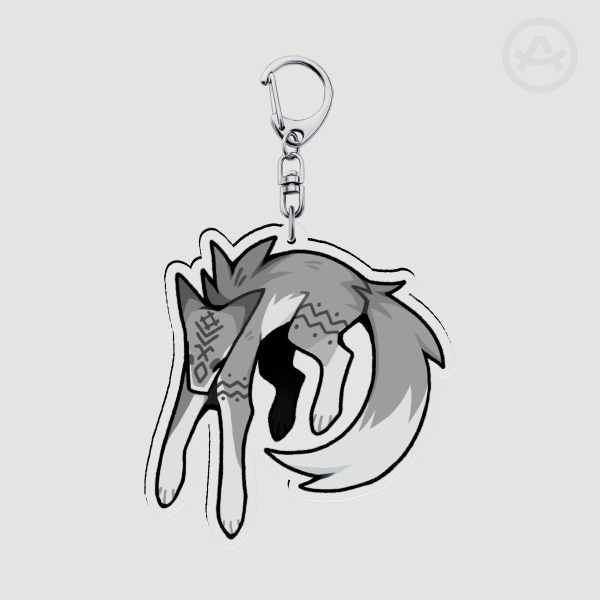 Baltic Wolf Acrylic Keychain