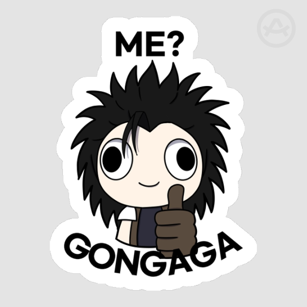 "Me? Gongaga" | FFVII Zack Fair Sticker