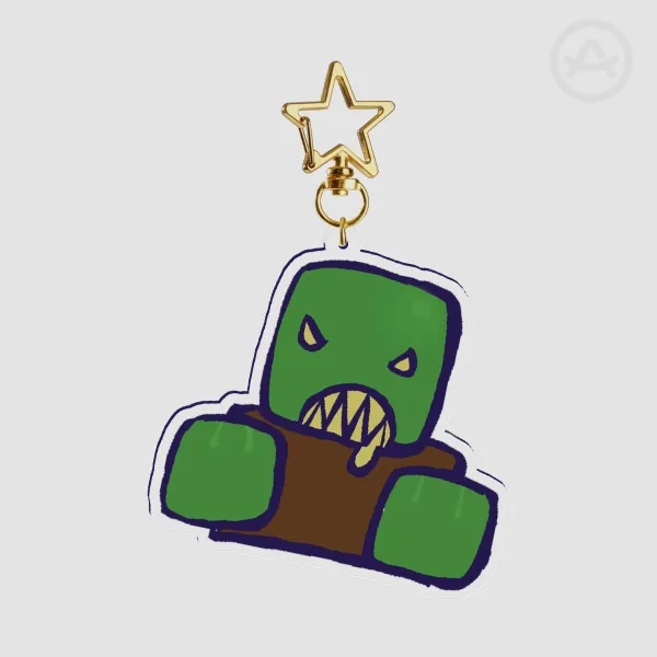 Zombie Roblox --- Classic Acrylic Keychain