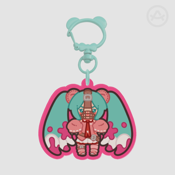 gloomy miku keychain