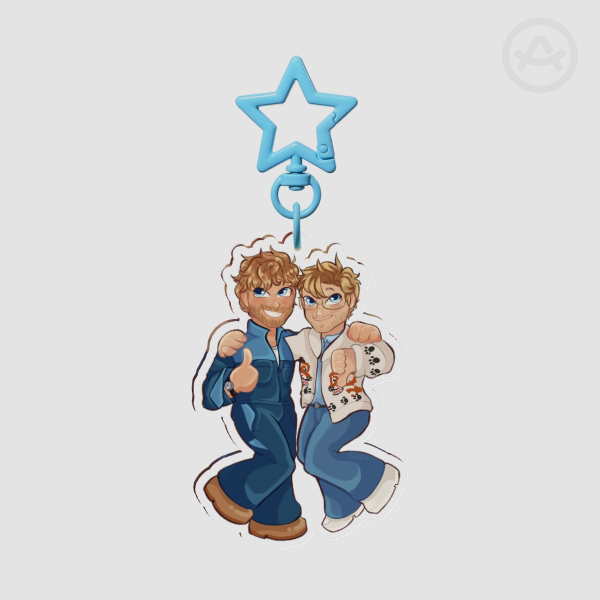 ColtLand Twins Keychain