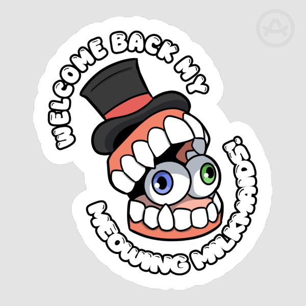 "Meowing Milkmaids" | The Amazing Digital Circus Sticker