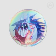 Mirror Pronoun pin