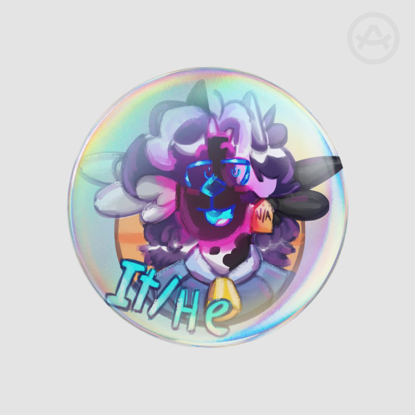 it/he pronoun badge