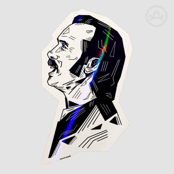 Dinosaur Bob Die Cut Holo Stickers