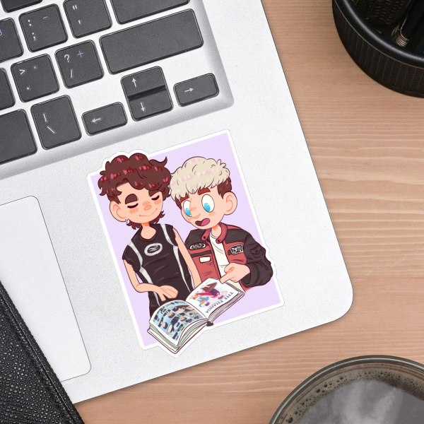 Dan & Phil Die Cut Stickers