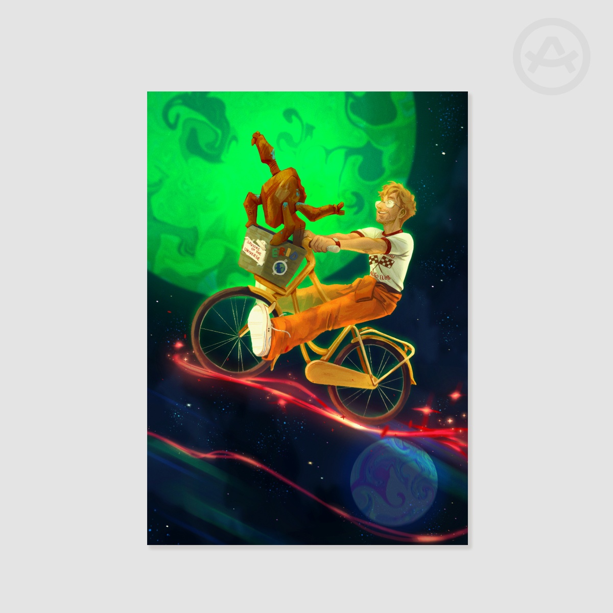 Project Hail Mary - Time Go Biking - A5 Print (S)