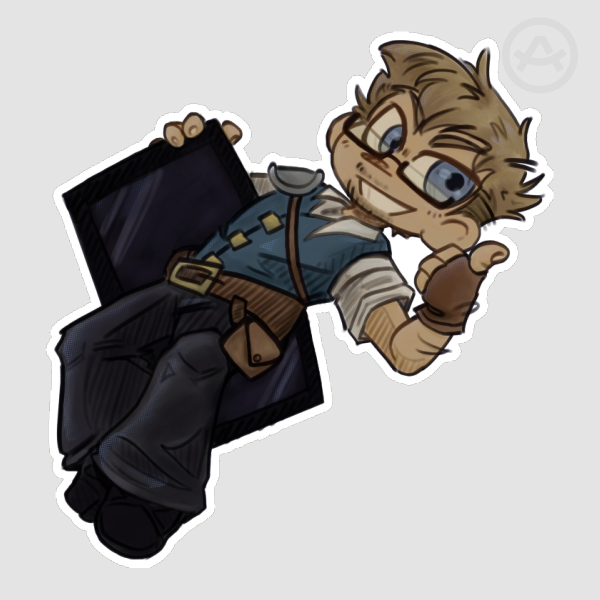 [QSMP] Graf | Die Cut Sticker