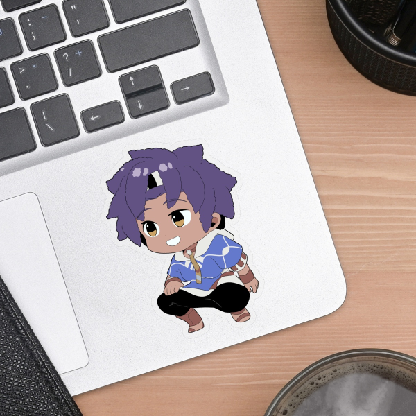 Cai Clear PET Vinyl Die Cut Stickers