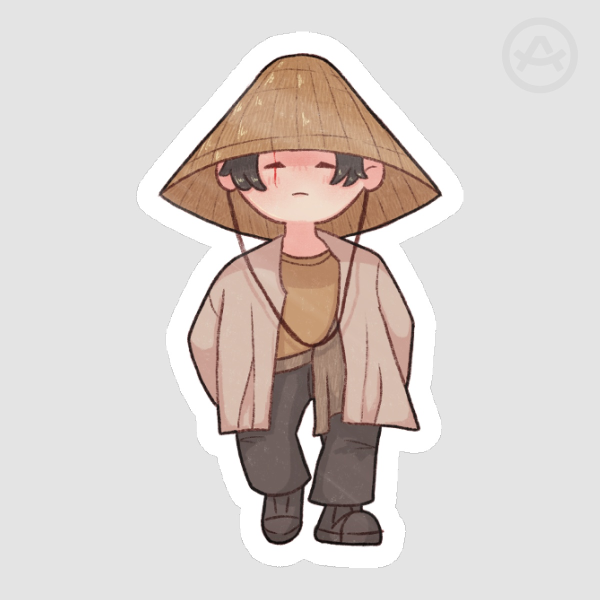BTS Suga AgustD Die Cut Stickers
