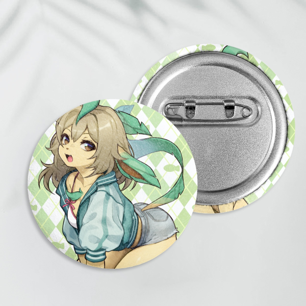 Leafy Plush Badge