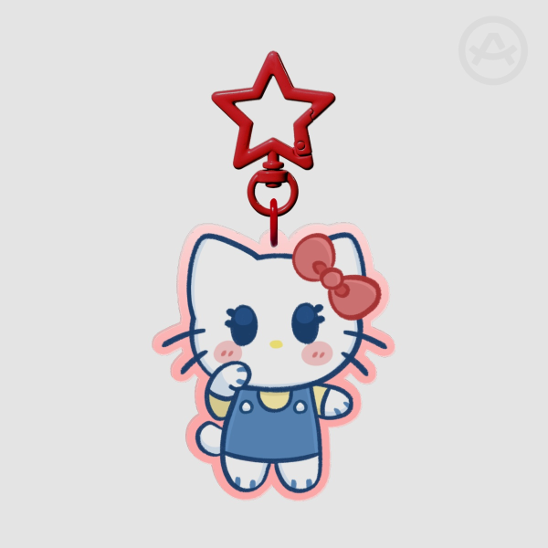 Hello Kitty Sanrio I Acrylic Keychain
