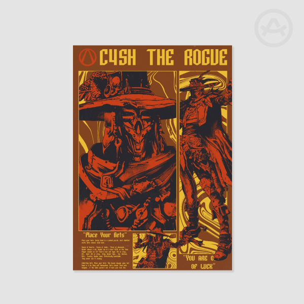 C4SH The Rogue - 42x29 Poster