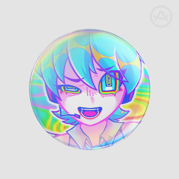 Hatsune Miku Round Button Pin