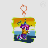 AroAce pride keychain
