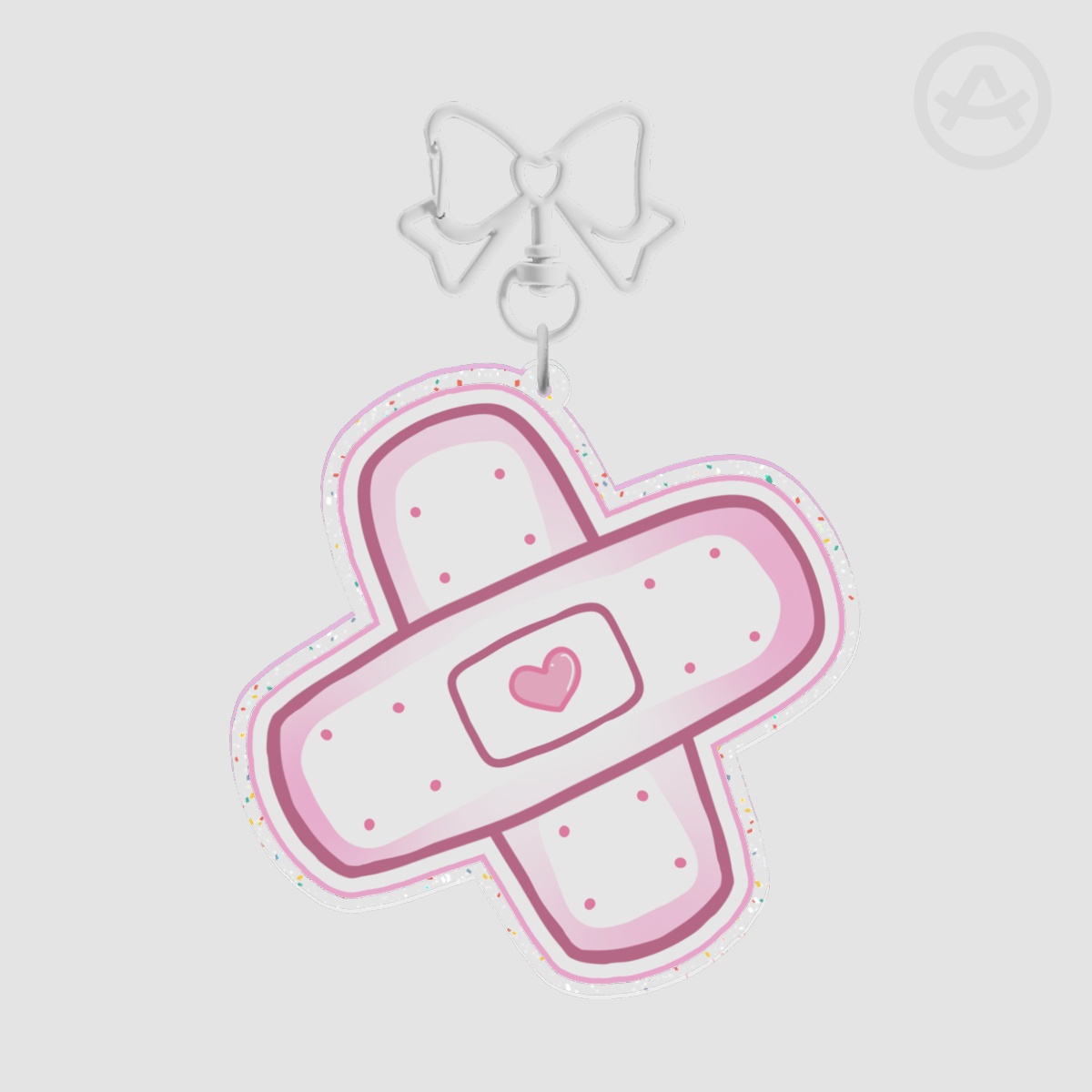 Pink Plasters Charm