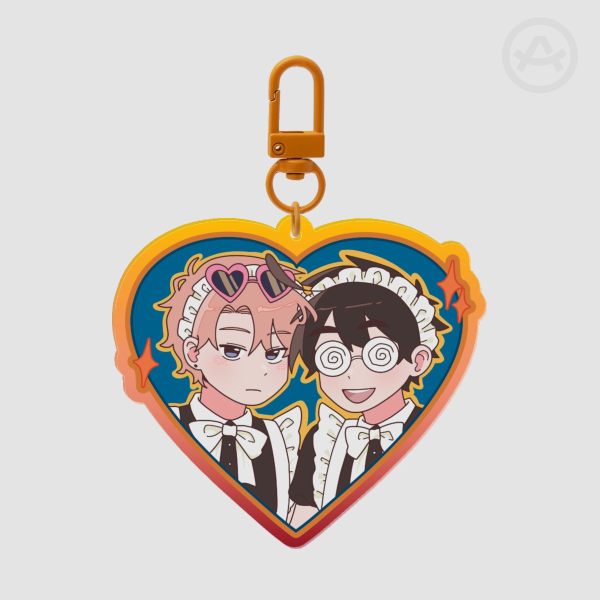 Maid Albert and Kanda Acrylic Keychain