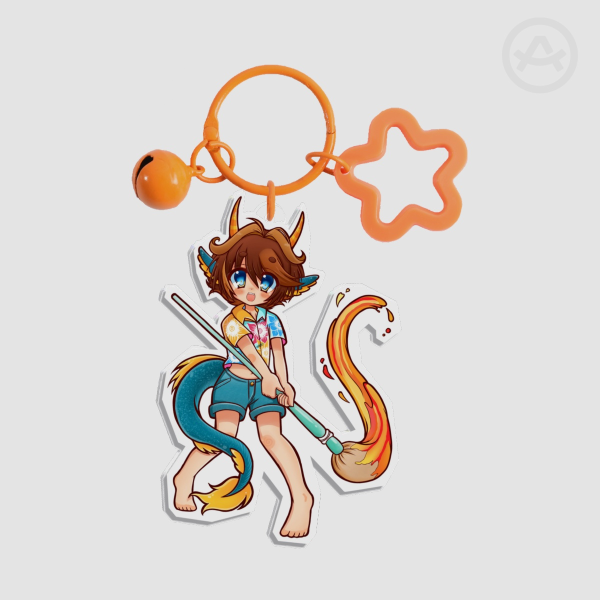 Dreamy Painter Keychain