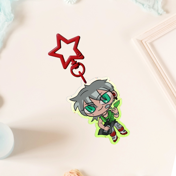 Till Glitter Acrylic Keychain