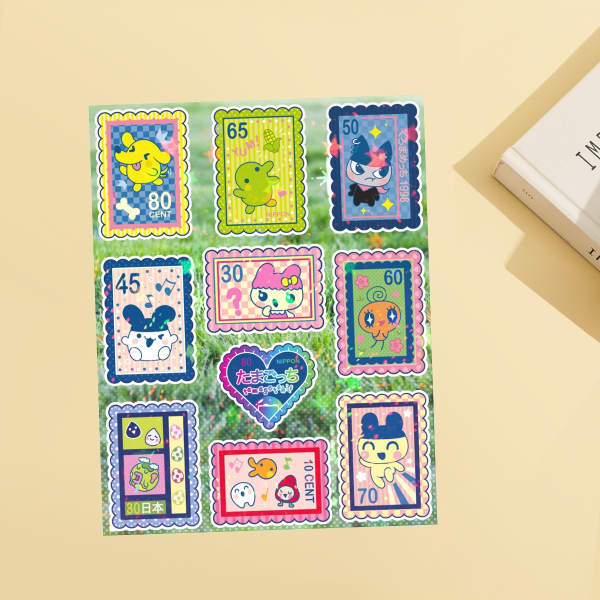 Tamagotchi Stamps Sticker Sheet