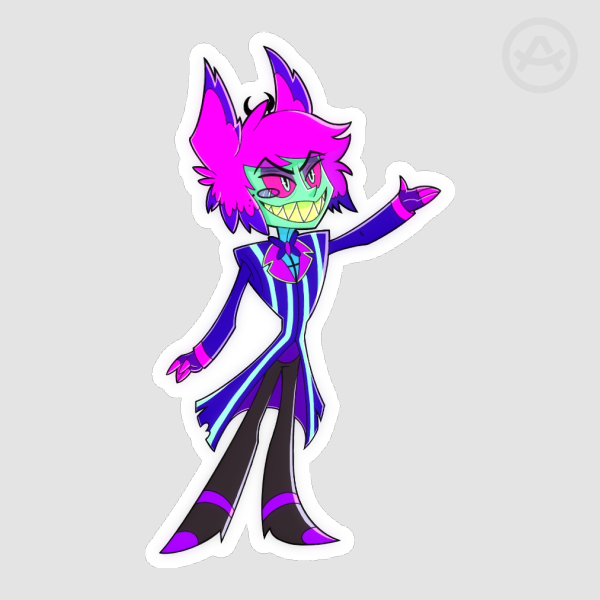 Neon Swinger - Die Cut Sticker