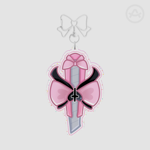Pink Boxcutter Charm