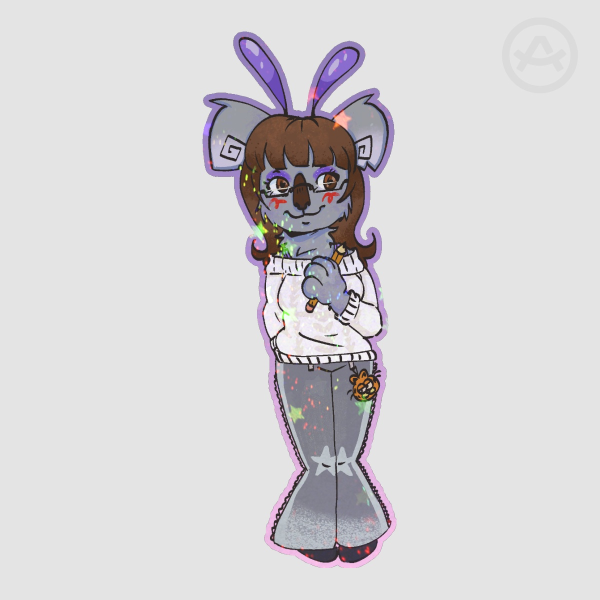 Mini Me! Opal Die Cut Stickers