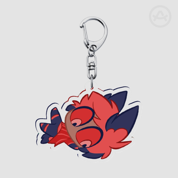 Falling Alastor keychain