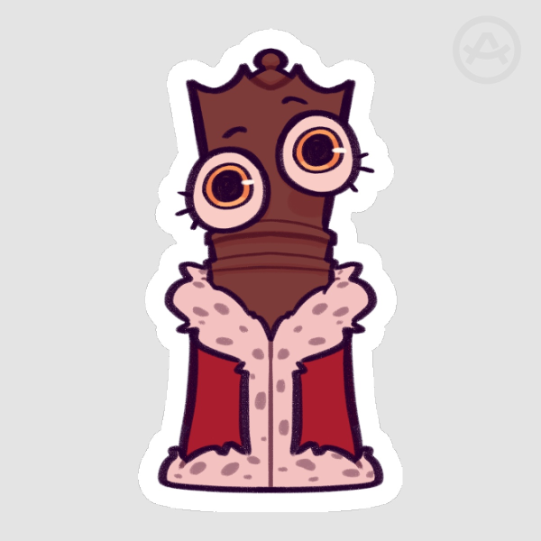 Queenie Die Cut Sticker