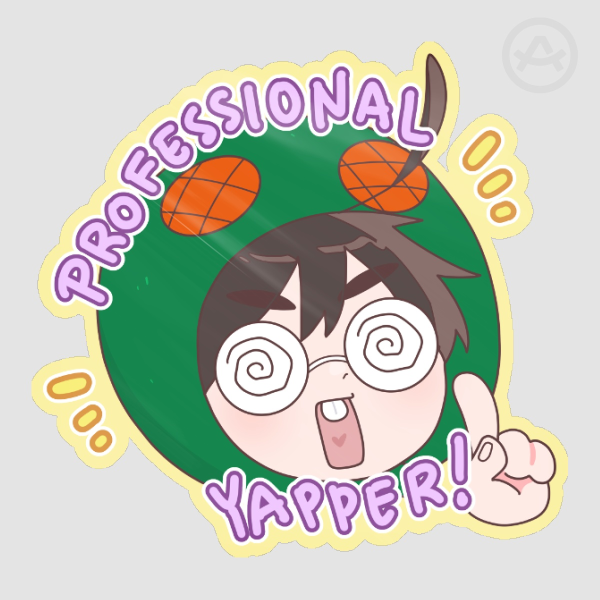 Kanda Yapper Sticker