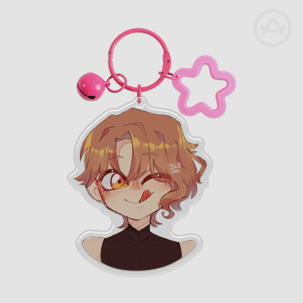 Asmodeus Epoxy Keychain