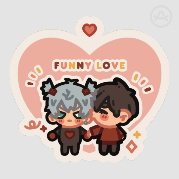 funny love sticker