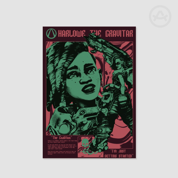 Harlowe The Gravitar - 42x29 Poster