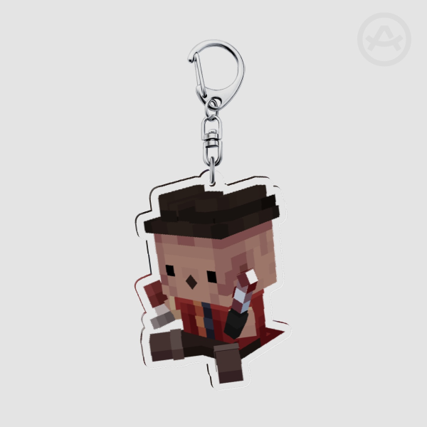 2.5 Inch Fallout - John Hancock Acrylic Keychain