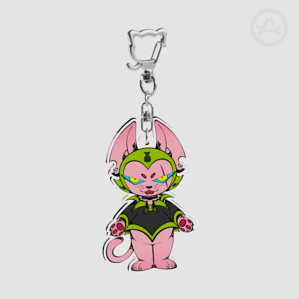 Kat | Lil Amigis | Clear Acrylic Keychains