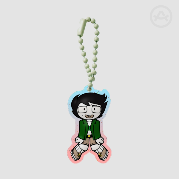 Homestuck Jake English Double-sided Trickster Keychain