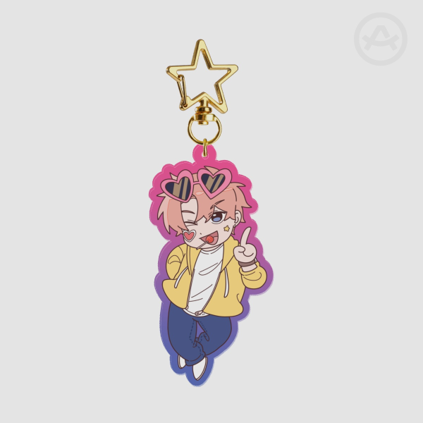 Bisexual Albert Acrylic Keychain
