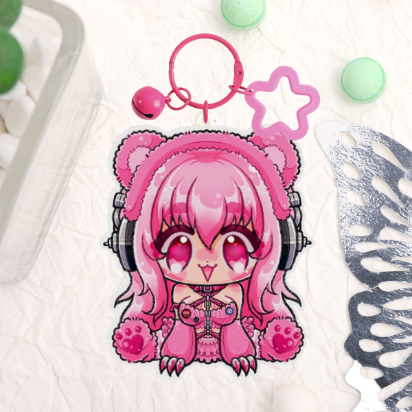 Gloomy Bear Sonico Keychain