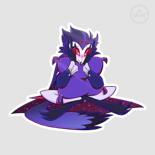 Helluva Boss Stolas Sticker