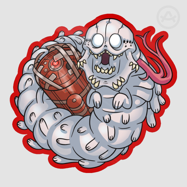 Ellie Eel Iron Lung Monster Sticker