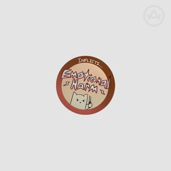 Emotional Harm 1.25" Button